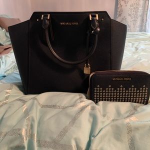 Michael kors handbag and wallet